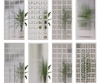 Modern Glass Screen Partition-ID:439240938