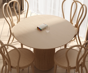 Modern Dining Table And Chairs-ID:433936124