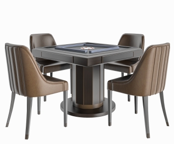 Modern Mahjong Tables And Chairs-ID:970326903