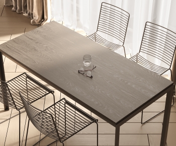 Modern Dining Table And Chairs-ID:395550011