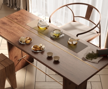 新中式茶桌椅组合-ID:166750036