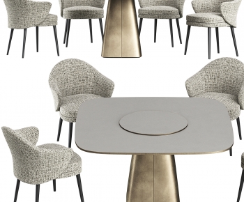 Modern Dining Table And Chairs-ID:877708917