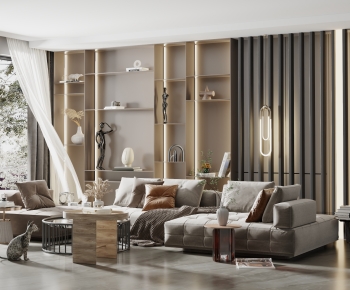 Modern A Living Room-ID:168493993