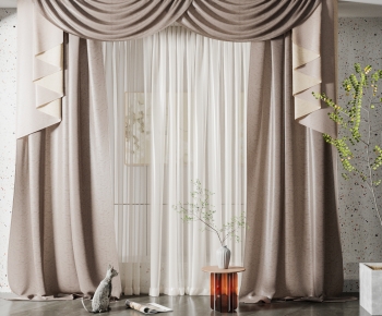 Simple European Style The Curtain-ID:805831918