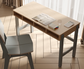 Modern Computer Desk And Chair-ID:796659041
