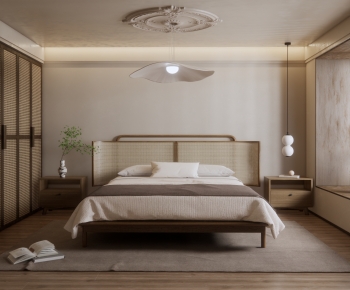 Modern Wabi-sabi Style Bedroom-ID:472333916