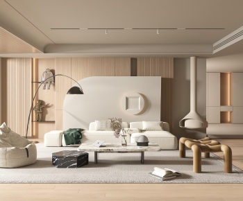 Modern A Living Room-ID:733252053