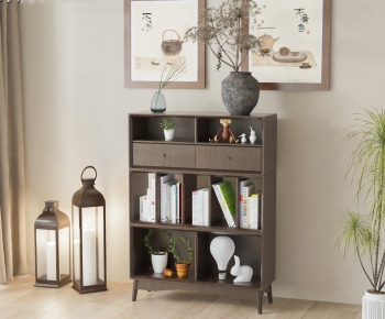 New Chinese Style Entrance Cabinet-ID:606318958