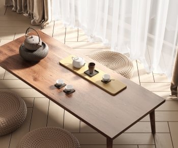 Japanese Style Tea Tables And Chairs-ID:872354983