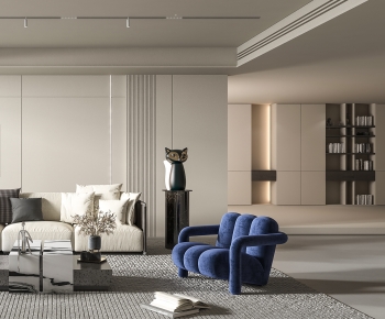 Modern A Living Room-ID:857249022