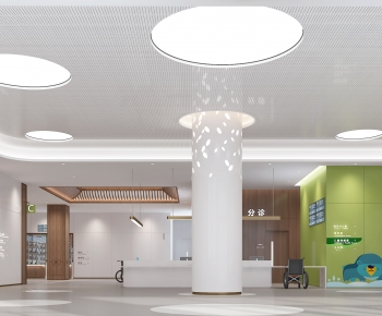New Chinese Style Hospital Hall-ID:203590473