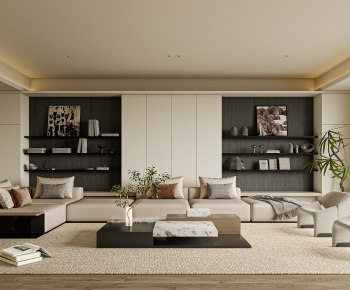 Modern A Living Room-ID:540508032
