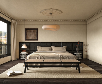 Wabi-sabi Style Bedroom-ID:510997066