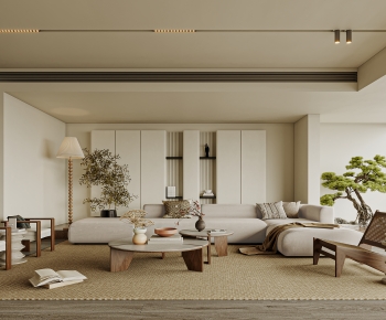 Wabi-sabi Style A Living Room-ID:263607981