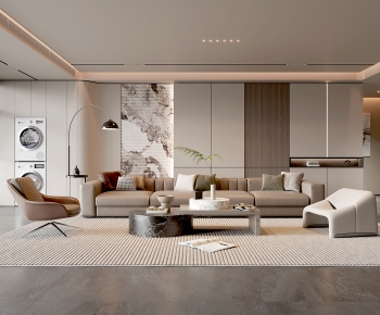 Modern A Living Room-ID:334603071