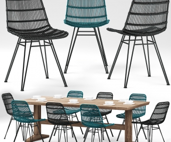 Modern Dining Table And Chairs-ID:473509076