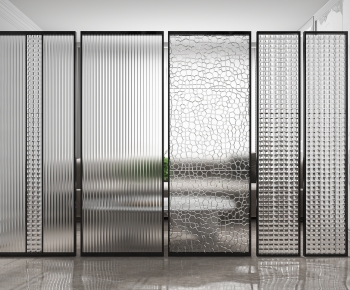 Modern Glass Screen Partition-ID:456902033