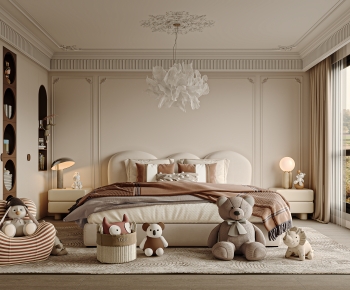 French Style Girl's Room Daughter's Room-ID:165070069