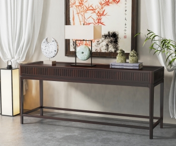 New Chinese Style Entrance Cabinet-ID:704013114