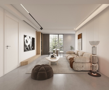Modern A Living Room-ID:281383045