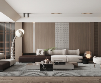 Modern A Living Room-ID:738542088