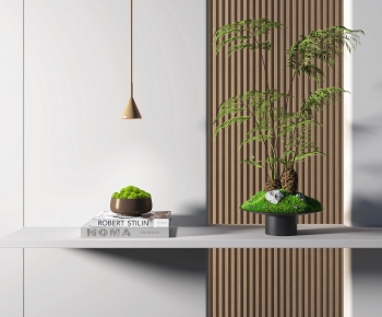 Modern Potted Green Plant-ID:320339251