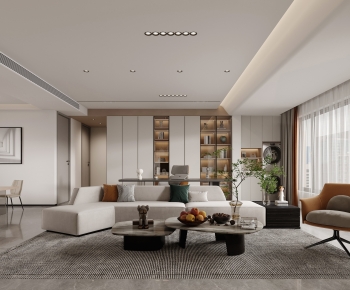 Modern A Living Room-ID:339153055
