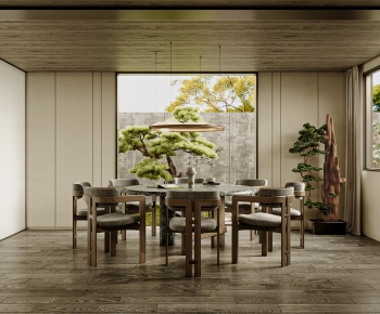 New Chinese Style Dining Room-ID:275686032
