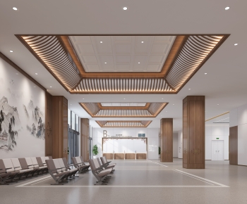 New Chinese Style Hospital Hall-ID:155775077