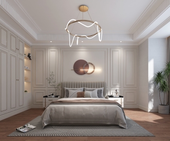 Simple European Style Bedroom-ID:962512025