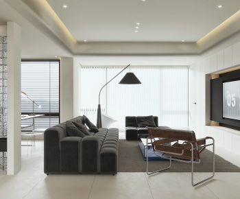 Modern A Living Room-ID:437009104