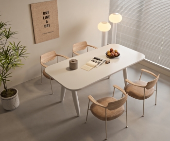 Modern Dining Table And Chairs-ID:812860974
