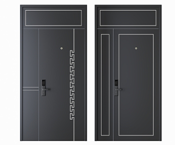 New Chinese Style Entrance Door-ID:302720157