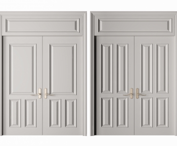 Simple European Style Double Door-ID:419881111