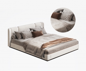 Modern Double Bed-ID:446610577