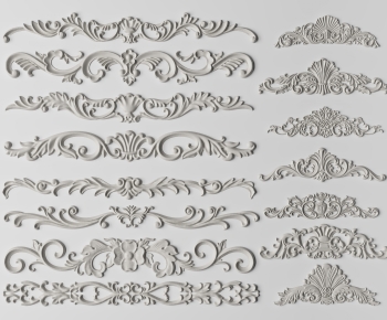 Simple European Style Carving-ID:396795997