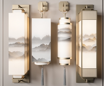New Chinese Style Wall Lamp-ID:129915956