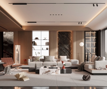 Wabi-sabi Style A Living Room-ID:865550042