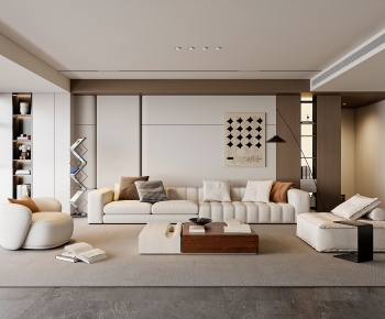 Modern A Living Room-ID:628256086