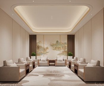 New Chinese Style Meeting Room-ID:167444946