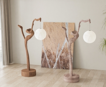 Wabi-sabi Style Floor Lamp-ID:147866018