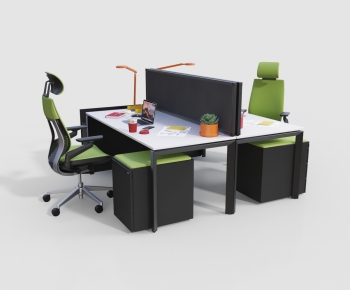 Modern Office Desk And Chair-ID:366305118