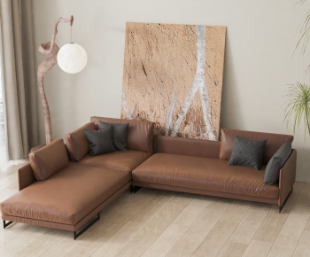 Industrial Style Corner Sofa-ID:194051985