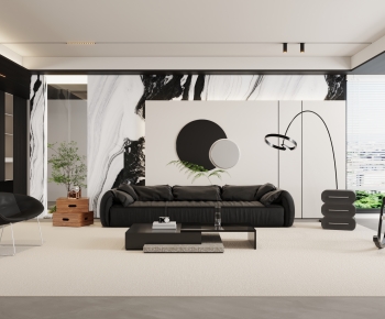 Modern A Living Room-ID:396682027
