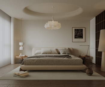 Wabi-sabi Style Bedroom-ID:145858054