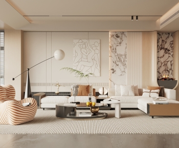Modern A Living Room-ID:310060982