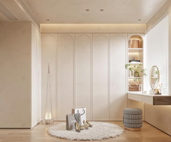 French Style Clothes Storage Area-ID:666938078