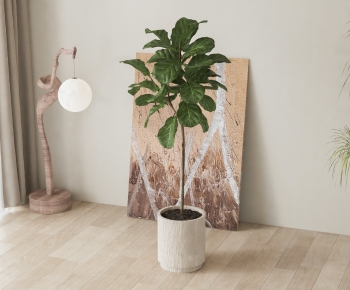 Modern Ground Green Plant Potted Plants-ID:390610728