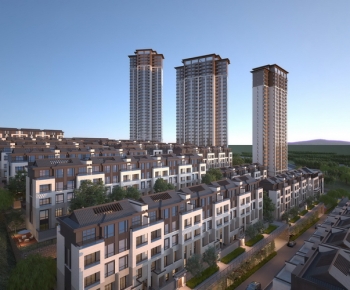 New Chinese Style Residential Building-ID:121567017