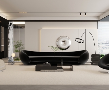 Modern A Living Room-ID:512562995